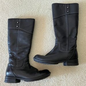 Leather size 8W tall Blondo boots